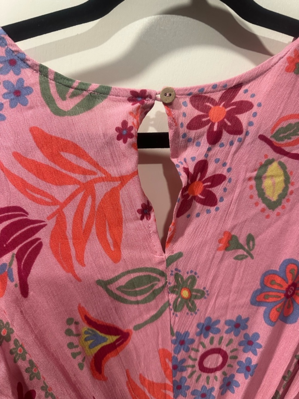 easel Lg Pink Floral Maxi Dress - Picture 8 of 11
